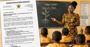 Official GES letter requesting the submission of staff personal files for a nationwide Job Evaluation Exercise linked to the implementation of the new Scheme of Service.